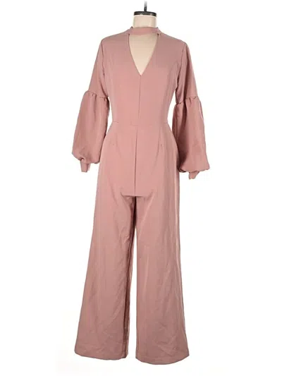 Pre-owned Gianni Bini Jumpsuit In Pink