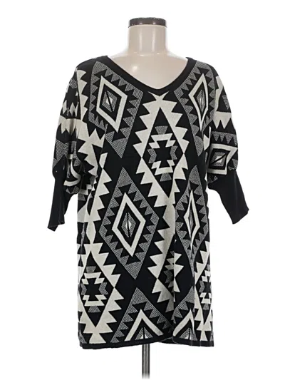 Pre-owned Gianni Bini Pullover Sweater In Black