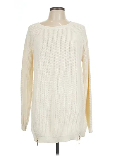 Pre-owned Gianni Bini Pullover Sweater In Ivory