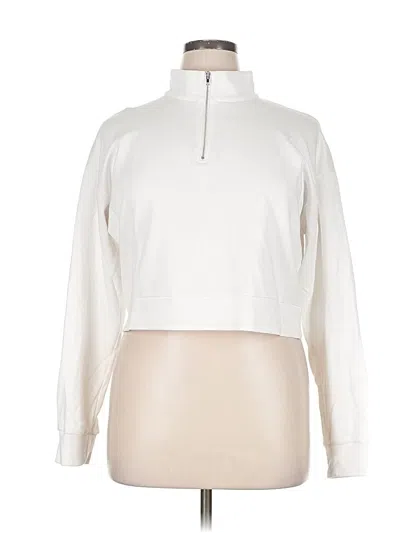 Pre-owned Gianni Bini Pullover Sweater In White