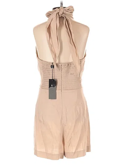 Pre-owned Gianni Bini Romper In Tan