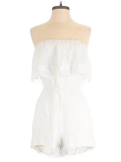 Pre-owned Gianni Bini Romper In White