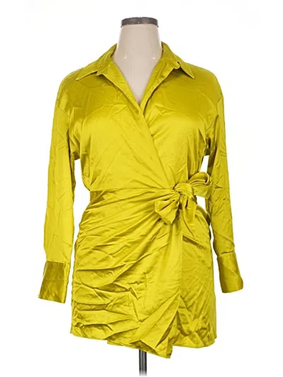 Pre-owned Gianni Bini Romper In Yellow