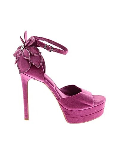 Pre-owned Gianni Bini Sandals In Purple