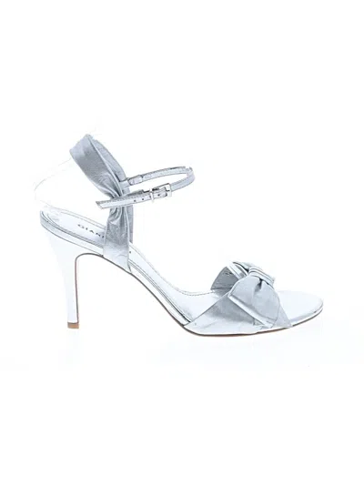 Pre-owned Gianni Bini Sandals In Silver