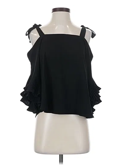 Pre-owned Gianni Bini Sleeveless Blouse In Black