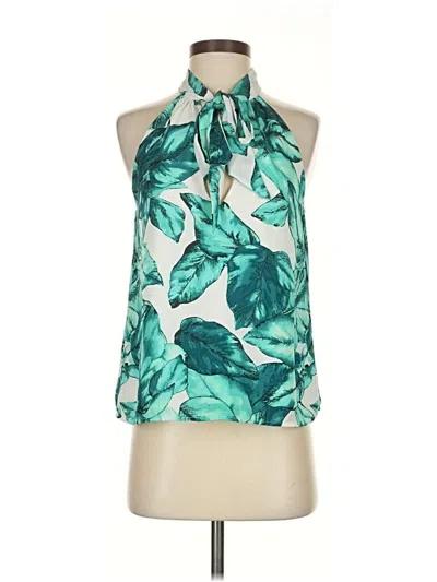 Pre-owned Gianni Bini Sleeveless Blouse In Blue