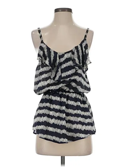 Pre-owned Gianni Bini Sleeveless Blouse In Blue