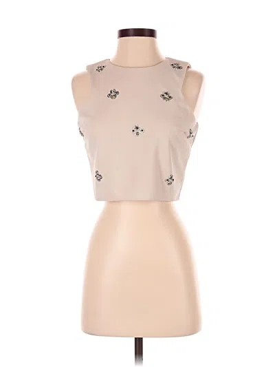 Pre-owned Gianni Bini Sleeveless Blouse In Brown
