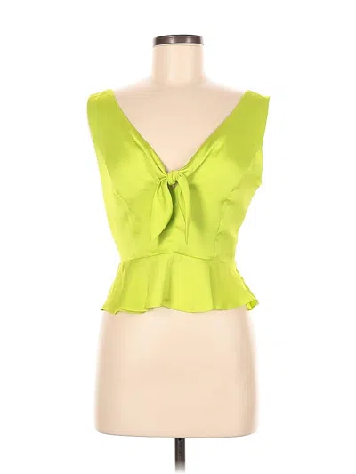 Pre-owned Gianni Bini Sleeveless Blouse In Green