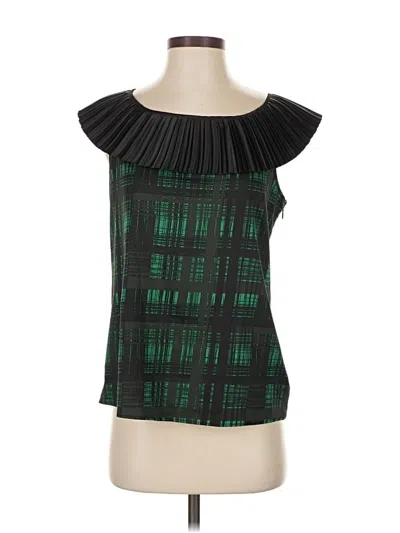 Pre-owned Gianni Bini Sleeveless Blouse In Green