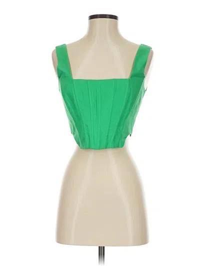 Pre-owned Gianni Bini Sleeveless Blouse In Green