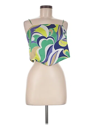 Pre-owned Gianni Bini Sleeveless Blouse In Green