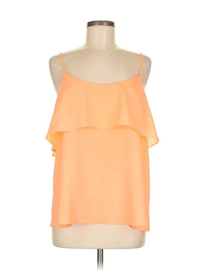 Pre-owned Gianni Bini Sleeveless Blouse In Orange