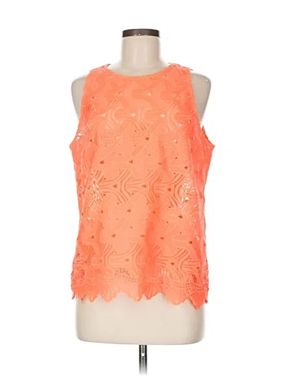 Pre-owned Gianni Bini Sleeveless Blouse In Orange