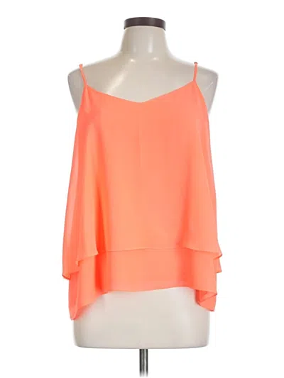 Pre-owned Gianni Bini Sleeveless Blouse In Orange