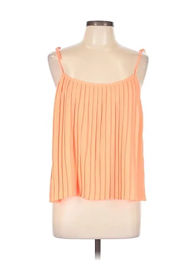 Pre-owned Gianni Bini Sleeveless Blouse In Orange