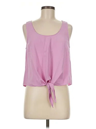 Pre-owned Gianni Bini Sleeveless Blouse In Pink