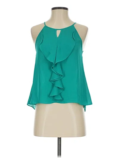Pre-owned Gianni Bini Sleeveless Blouse In Teal