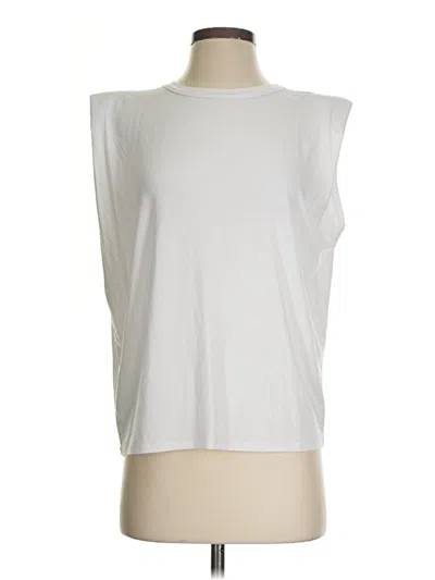 Pre-owned Gianni Bini Sleeveless T-shirt In White