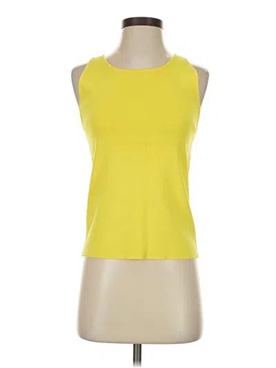 Pre-owned Gianni Bini Sleeveless T-shirt In Yellow