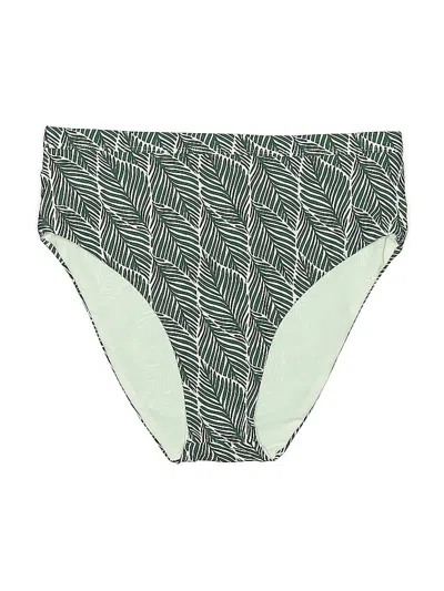Pre-owned Gianni Bini Swimsuit Bottoms In Green