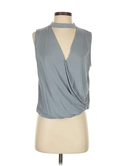 Pre-owned Gianni Bini Tank Top Gray Halter Neckline Tops