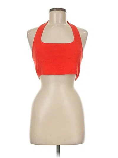 Pre-owned Gianni Bini Tank Top Red Halter Neckline Tops