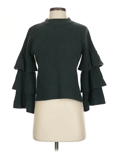 Pre-owned Gianni Bini Turtleneck Sweater In Green
