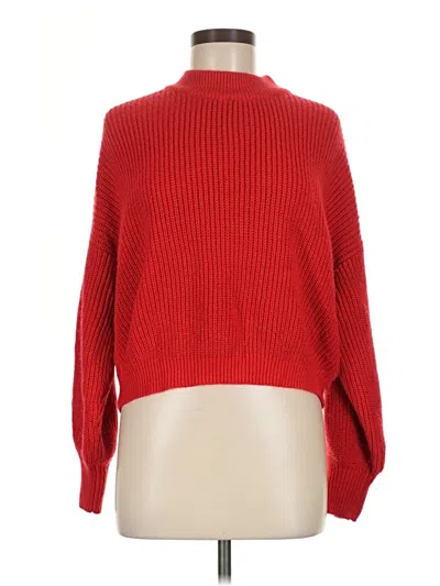Pre-owned Gianni Bini Turtleneck Sweater In Red