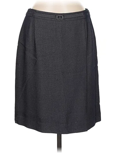 Pre-owned Gianni Casual Skirt In Gray