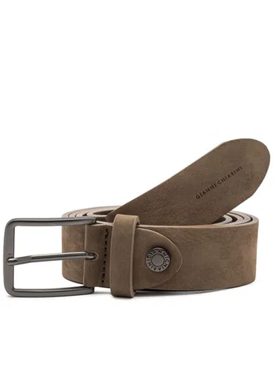 GIANNI CHIARINI GIANNI CHIARINI CINTURA IN PELLE NABUK