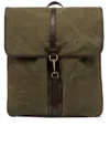 Gianni Chiarini Berlin Canvas Backpack Leather Finishes