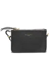 Gianni Chiarini 3 Square Shaped Zips Shoulder Bag In Black