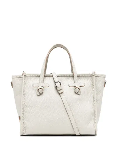 Gianni Chiarini 32 Miss Marcella Leather Tote Bag In White