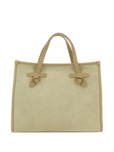 Gianni Chiarini 32 Miss Marcella Logo-patch Tote Bag In Green