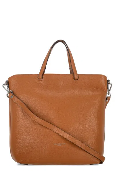Gianni Chiarini Aida Top Handle Bag In Brown