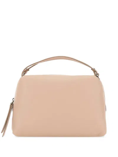 Gianni Chiarini Alifa Leather Tote Bag In Neutral