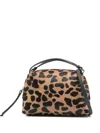 Gianni Chiarini Alifa Leopard-print Tote Bag In Brown