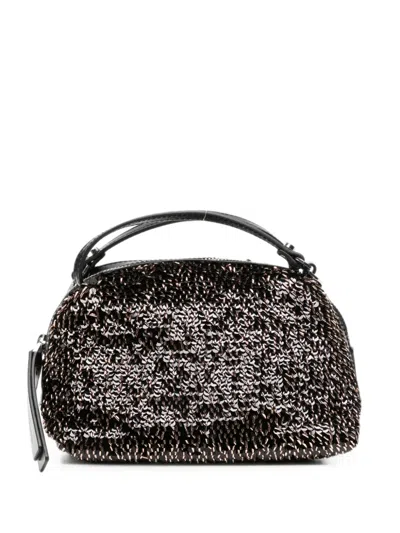 Gianni Chiarini Alifa Paillettes Tote Bag In Silver
