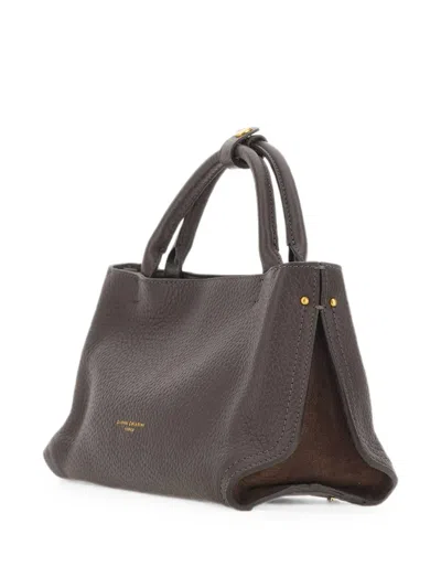Gianni Chiarini Amal Leather Tote Bag In Blue