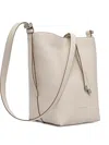 Gianni Chiarini Amella Leather Bucket Bag In Neutral