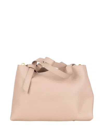 Gianni Chiarini Amira Knot-detail Tote Bag In Pink