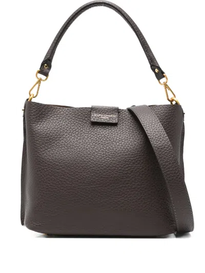 Gianni Chiarini Aretha Leather Top-handle Bag In Brown