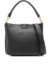 Gianni Chiarini Aretha Leather Top-handle Shoulder Bag In Black