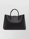 Gianni Chiarini Aretha Textured Leather Clutch Detachable Strap In Black
