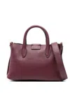 Gianni Chiarini Aretha Tote Bag In Burgundy