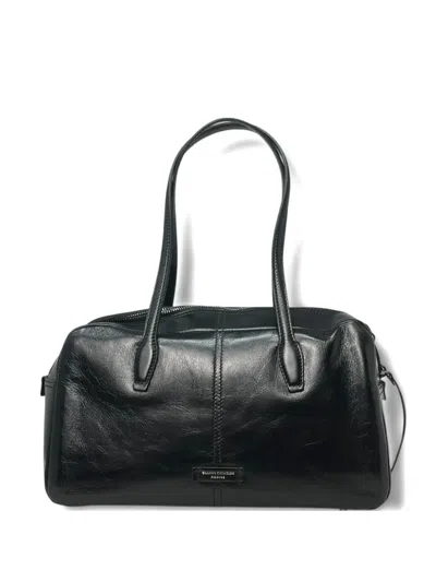 Gianni Chiarini Aryna Leather Shoulder Bag In Black
