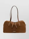 Gianni Chiarini Aryna Textured Leather Double Handle Shoulder Bag In Brown