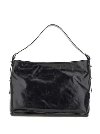 Gianni Chiarini Astrid Top-handle Shoulder Bag In Black